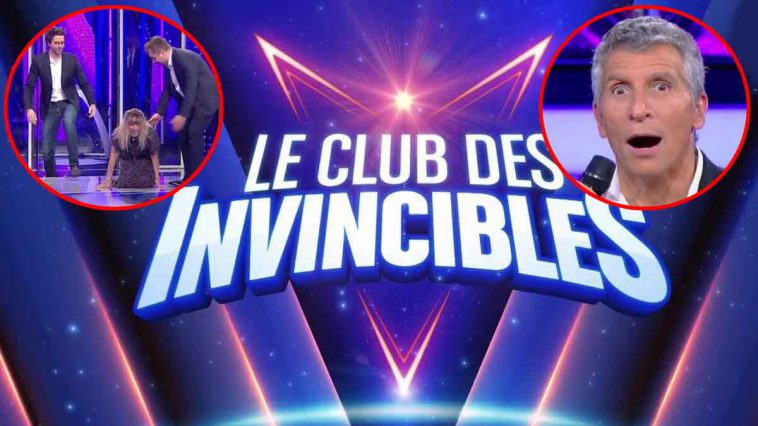 Le Club des invincibles : Mélanie Page victime d’une sacrée chute, Nagui s’en moque !